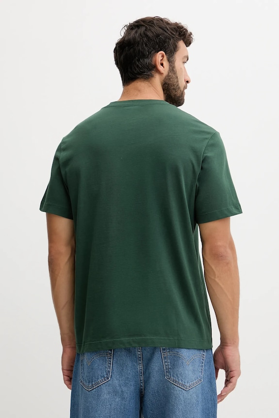 Calvin Klein Jeans tričko pánské bavlněné LV04RB862G zelená SS26