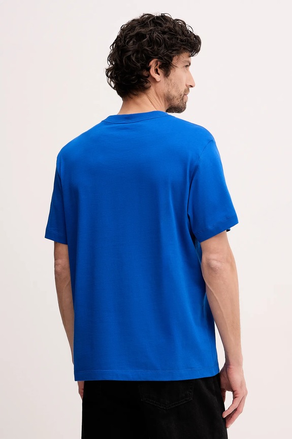 Odzież Calvin Klein Jeans t-shirt męski bawełniany LV04RB862G niebieski