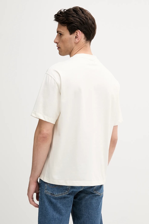 Oblečenie Bavlnené tričko Calvin Klein Jeans LV04RC225G béžová