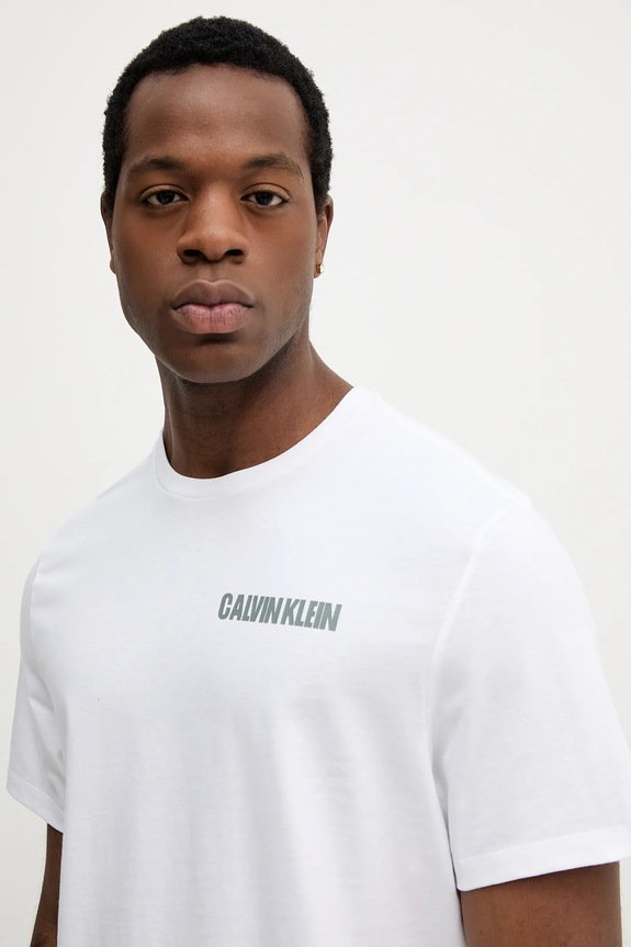 Calvin Klein Jeans tricou din bumbac alb LV04RC805G