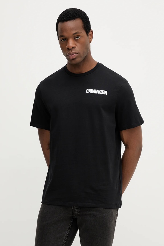 Odzież Calvin Klein Jeans t-shirt bawełniany LV04RC805G czarny