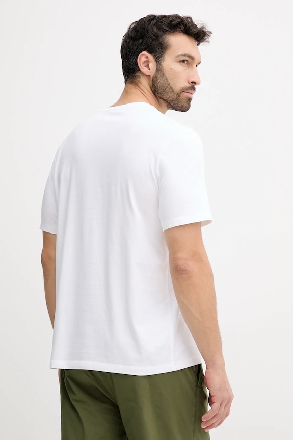 Îmbrăcăminte Calvin Klein Jeans tricou din bumbac LV04RC841G alb