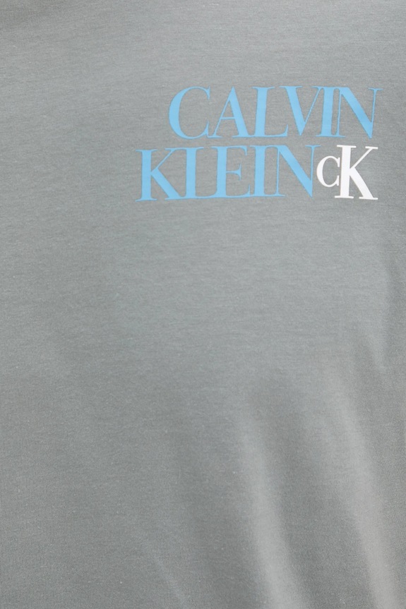 Calvin Klein Jeans pamut póló szürke LV04RC844G