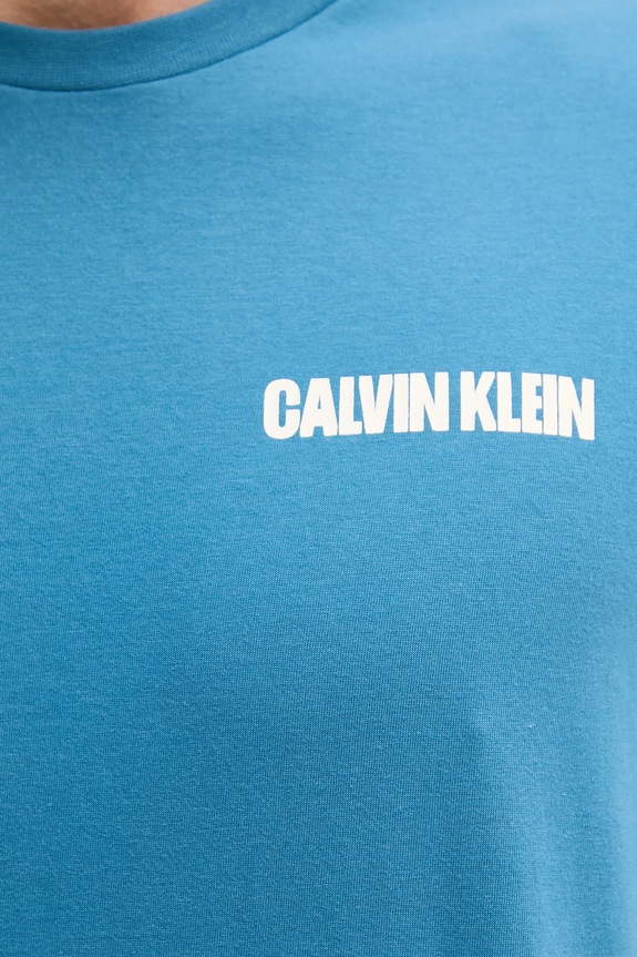 Bavlněné tričko Calvin Klein Jeans tyrkysová LV04RC846G