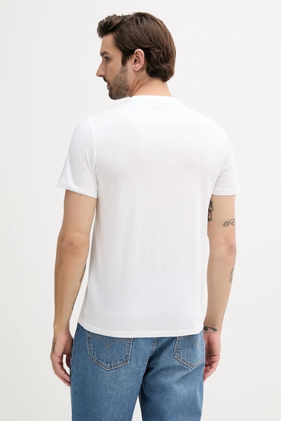 Ruházat Calvin Klein Jeans férfi pamut T-shirt LV04RC272G fehér