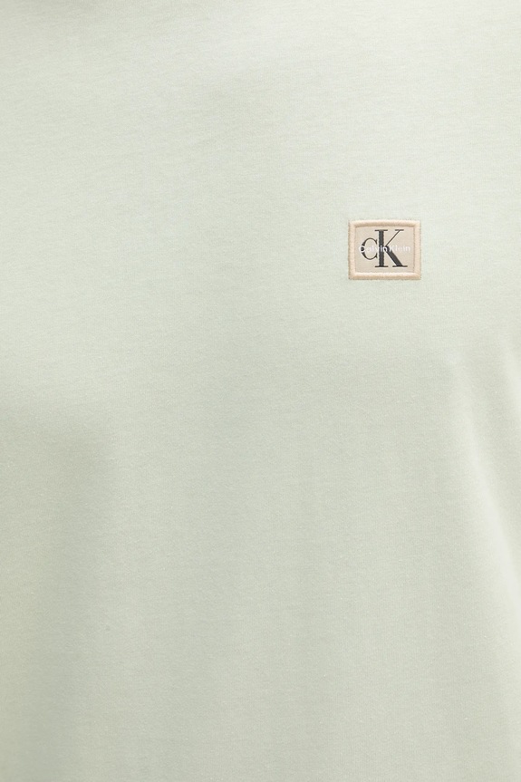 Calvin Klein Jeans t-shirt Ανδρικό βαμβακερό πράσινο LV04RC272G