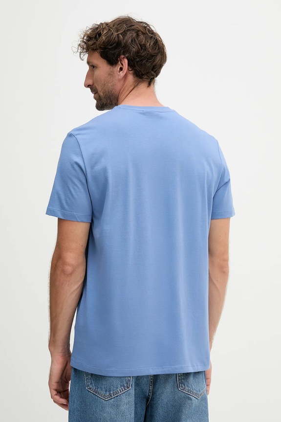 Odzież Calvin Klein Jeans t-shirt męski bawełniany LV04RC272G niebieski