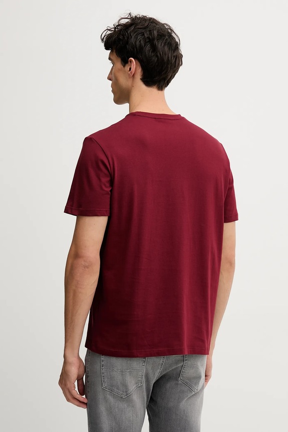Odzież Calvin Klein Jeans t-shirt męski bawełniany LV04RC272G bordowy