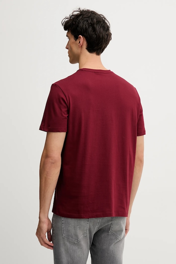 Odzież Calvin Klein Jeans t-shirt męski bawełniany LV04RC272G bordowy