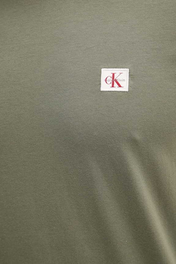Calvin Klein Jeans t-shirt ανδρικό βαμβακερό LV04RC272G πράσινο
