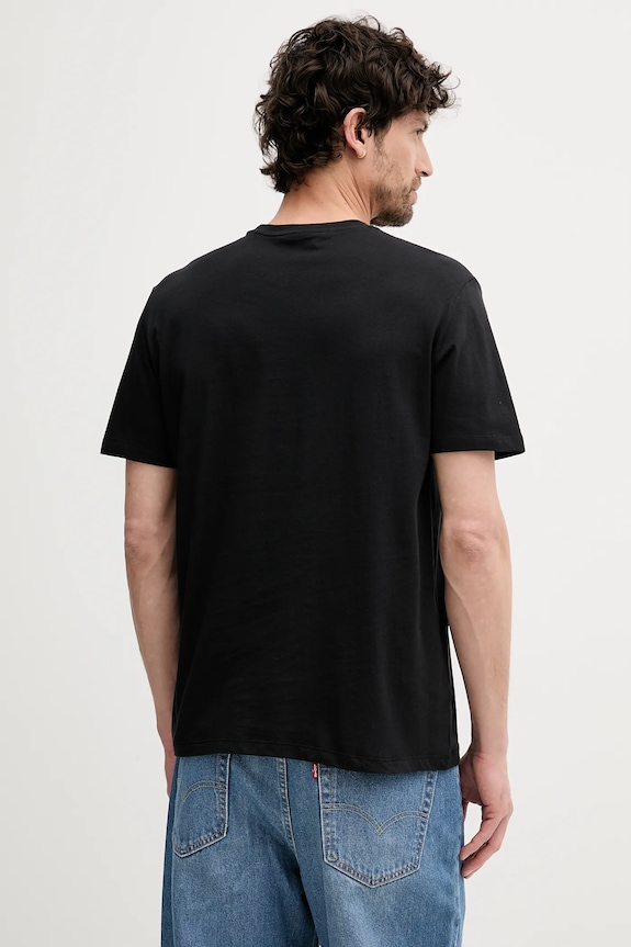 Calvin Klein Jeans t-shirt męski bawełniany LV04RC272G czarny SS26