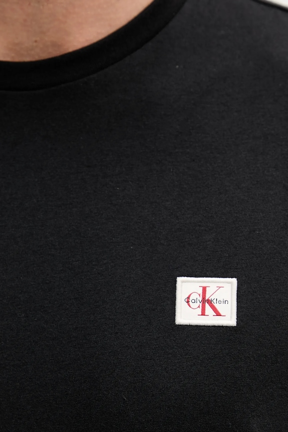 Calvin Klein Jeans t-shirt męski bawełniany czarny LV04RC272G