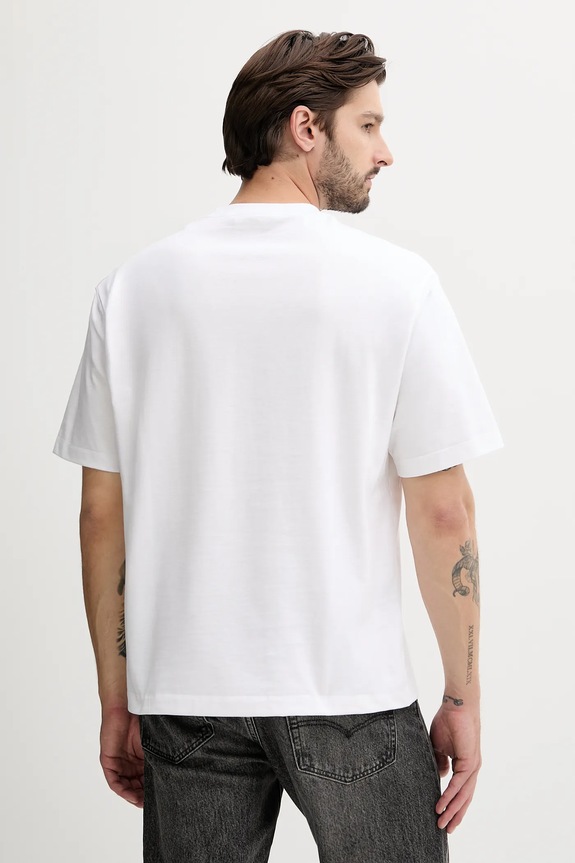 Calvin Klein Jeans pamut póló LV04RC851G fehér SS26