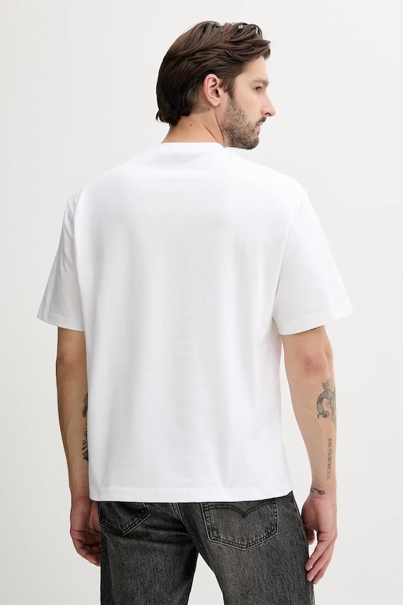 Calvin Klein Jeans pamut póló LV04RC851G fehér SS26