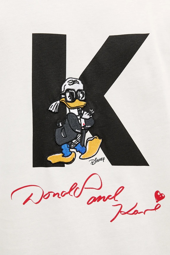Karl Lagerfeld t-shirt in cotone DISNEY 553270.755098 beige