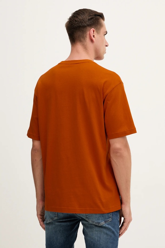 Îmbrăcăminte BOSS Orange tricou din bumbac Te_voyage 50546370 portocaliu