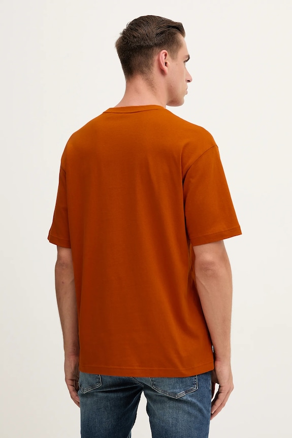 Îmbrăcăminte BOSS Orange tricou din bumbac Te_voyage 50546370 portocaliu
