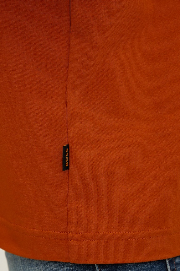 BOSS Orange tricou din bumbac Te_voyage 50546370 portocaliu
