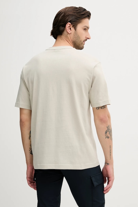 Îmbrăcăminte BOSS Orange tricou din bumbac Te_voyage 50546370 gri