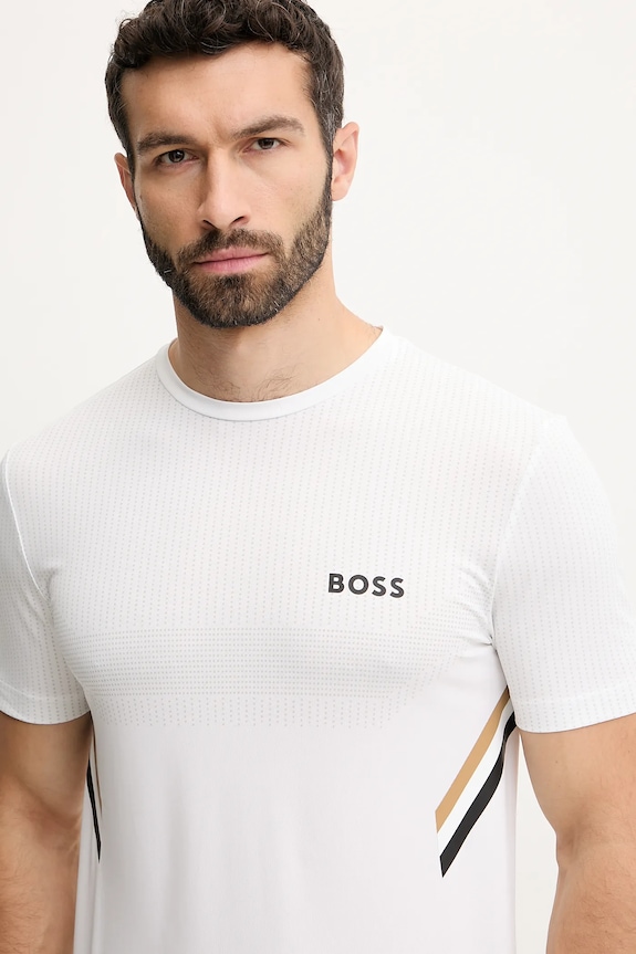 Tričko BOSS Green Tee Tech TOC biela 50543329