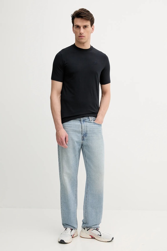Karl Lagerfeld t-shirt 553221.755750 granatowy AW25