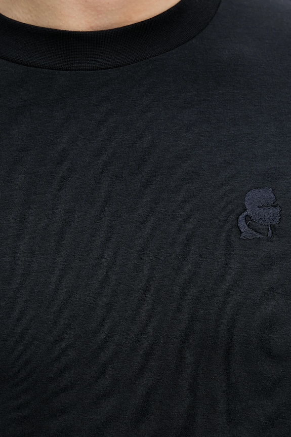 Karl Lagerfeld t-shirt 553221.755750 granatowy