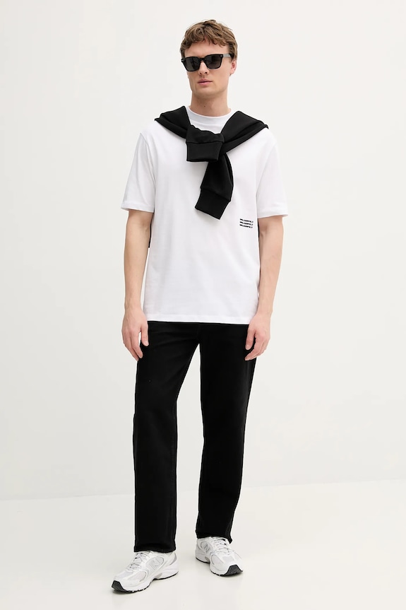 Karl Lagerfeld t-shirt bawełniany 553225.755151 biały AW25