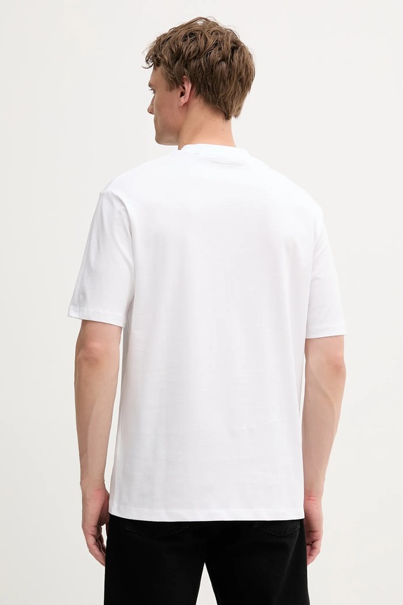 Odzież Karl Lagerfeld t-shirt bawełniany 553225.755151 biały