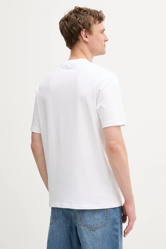 Odzież Karl Lagerfeld t-shirt bawełniany 553225.755143 biały