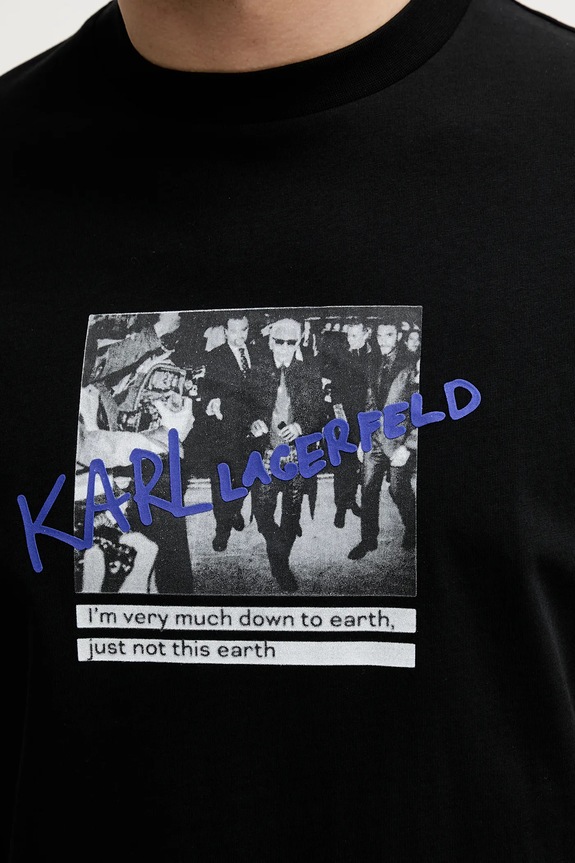 Karl Lagerfeld tricou din bumbac 553225.755143 negru