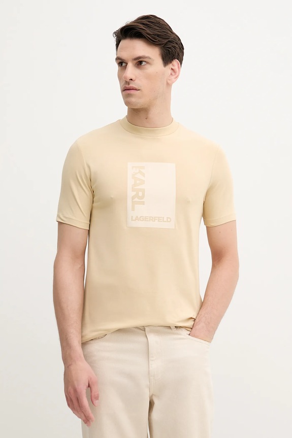 Karl Lagerfeld tricou print bej 553235.755038