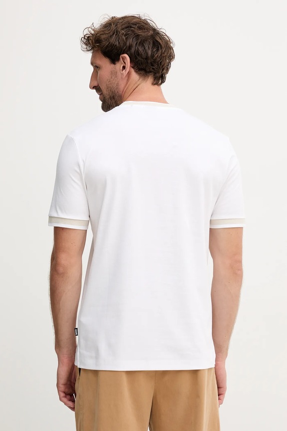 Abbigliamento BOSS t-shirt in cotone H-Tessler 200 50543858 bianco