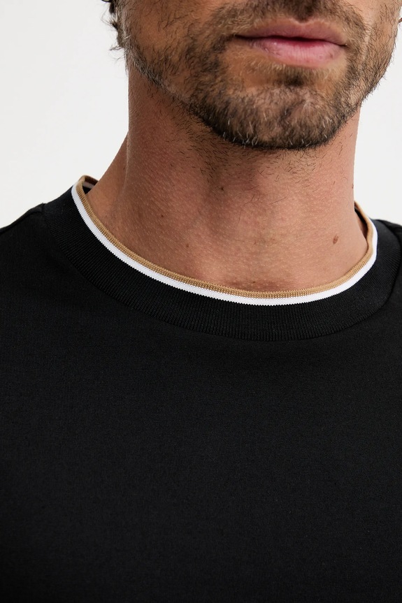 BOSS t-shirt in cotone H-Tames 65 50548012 nero