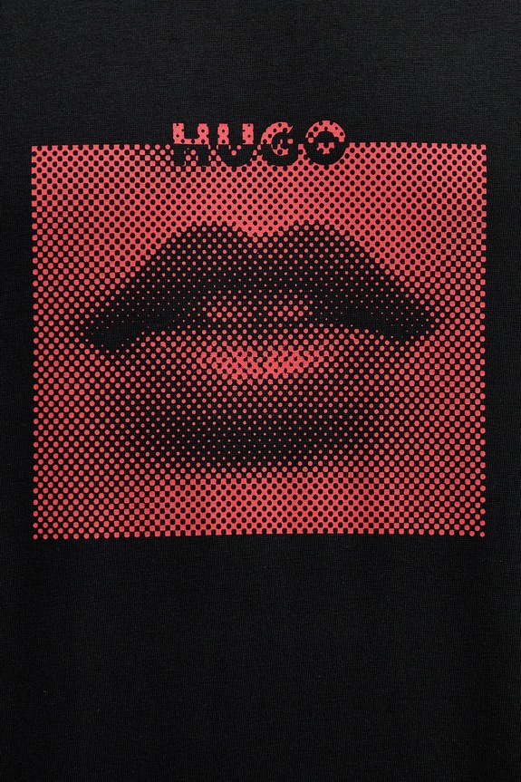 HUGO t-shirt in cotone Deterni 50544496 nero
