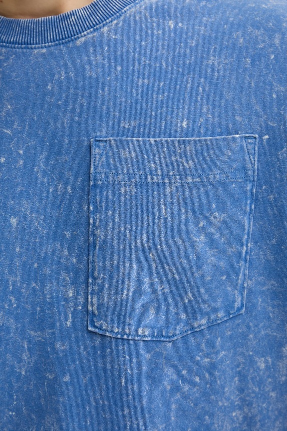 G-Star t-shirt bawełniany D26031.C756 fioletowy