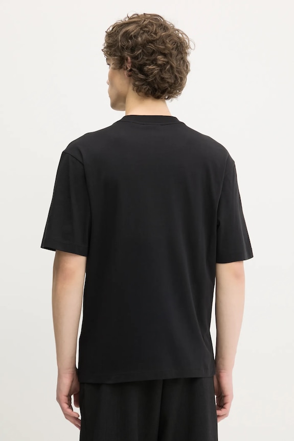 Odzież Hugo Blue t-shirt bawełniany Nugix 50543485 czarny