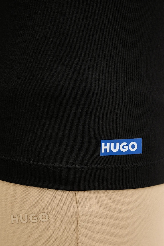HUGO Blue tricou 2-pack BLUE2_Naolo 50546933 negru