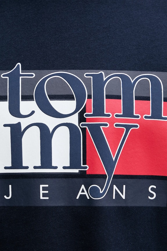 Tommy Jeans t-shirt in cotone blu navy DM0DM21977