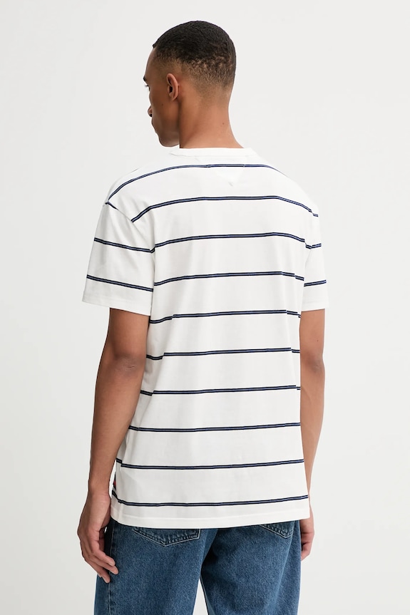Oblečenie Bavlnené tričko Tommy Jeans DM0DM21983 béžová