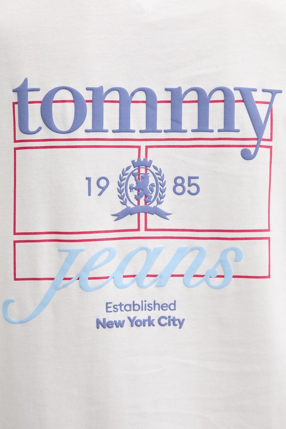 Βαμβακερό μπλουζάκι Tommy Jeans DM0DM21986
