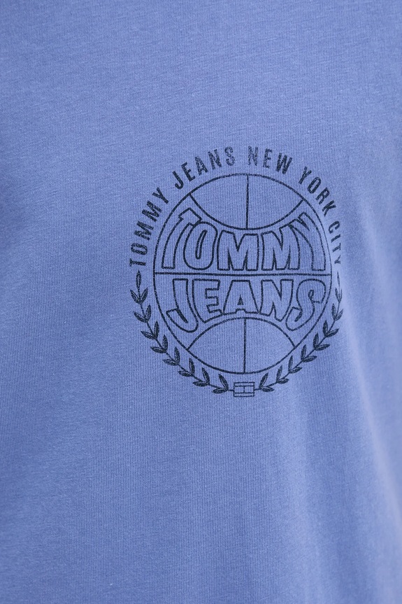 Pamučna majica Tommy Jeans DM0DM21987 plava