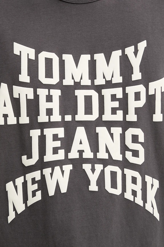 Bavlnené tričko Tommy Jeans DM0DM21988 sivá