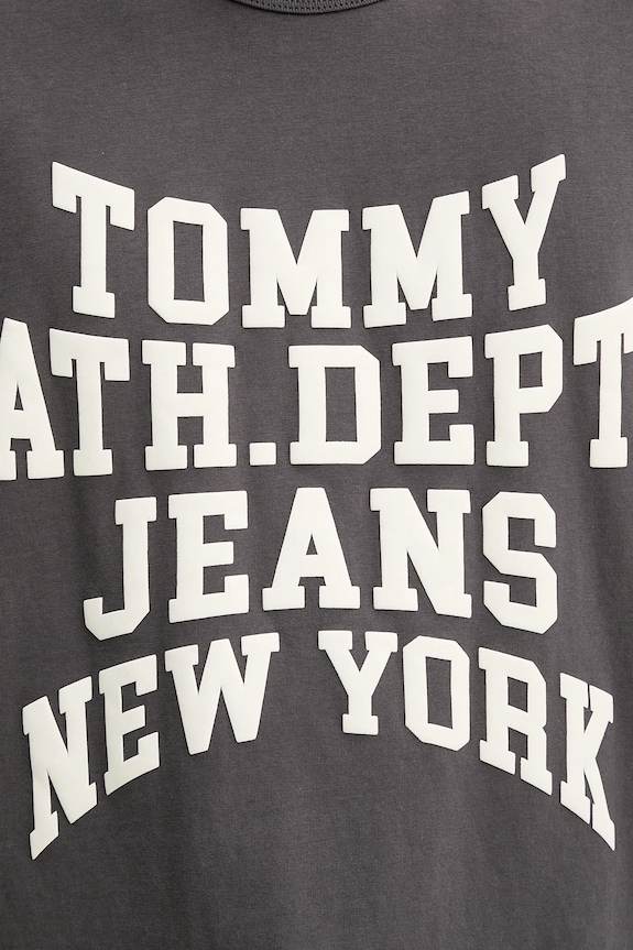Bavlnené tričko Tommy Jeans DM0DM21988 sivá