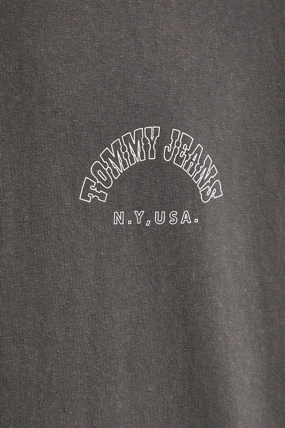 Tommy Jeans pamut póló DM0DM22059 szürke