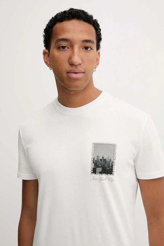 Pamučna majica Tommy Jeans bijela DM0DM22128