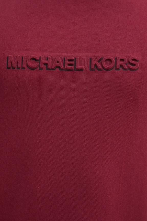 Хлопковая футболка Michael Kors CT552LP1V2 бордо