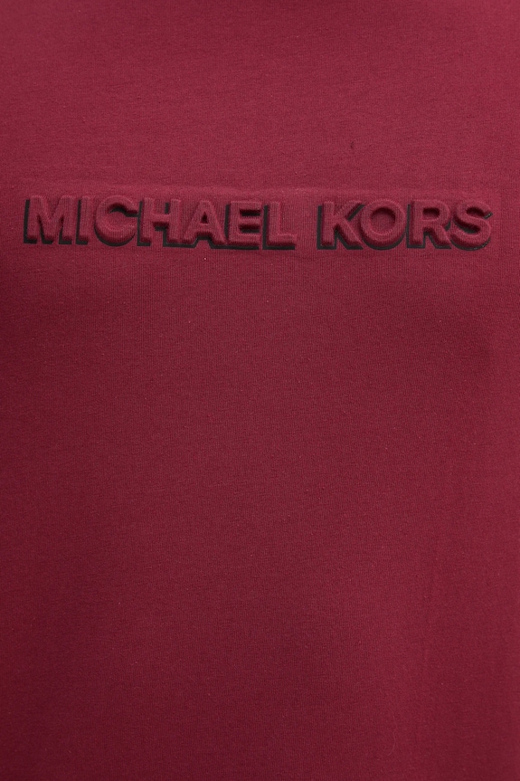 Хлопковая футболка Michael Kors CT552LP1V2 бордо
