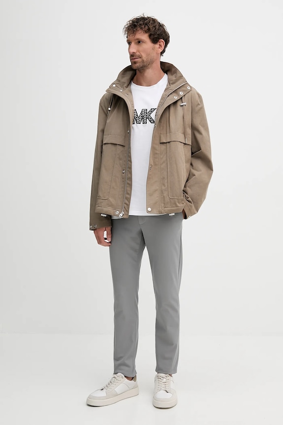 Bavlněné tričko Michael Kors CT552LN1V2 bílá AW25