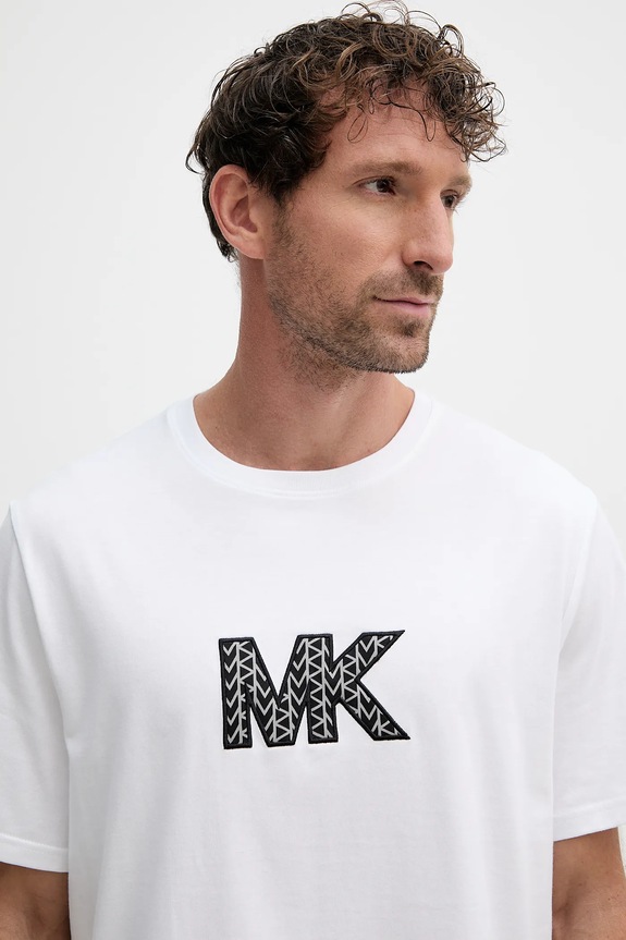 Bavlněné tričko Michael Kors bílá CT552LN1V2