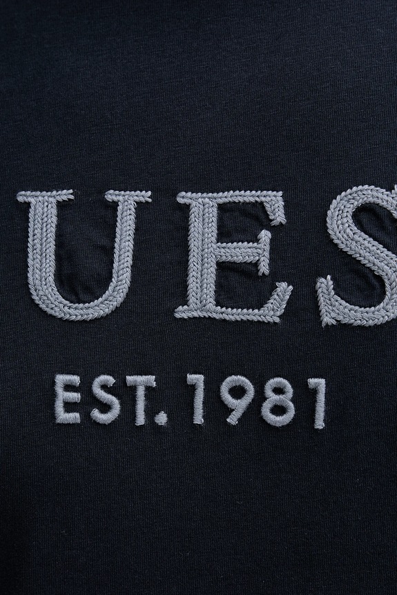 Guess t-shirt bawełniany granatowy M5YI17.I3Z14